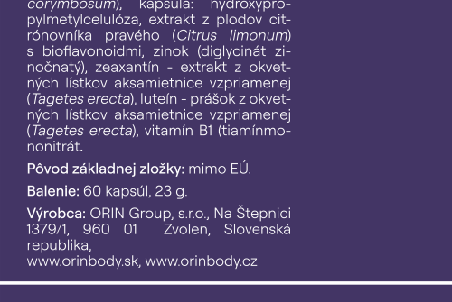 ORIN Pre oči