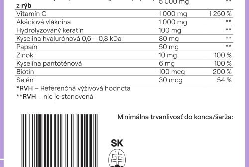 3x ORIN BEAUTY kolagén komplex pre vlasy, nechty a pleť