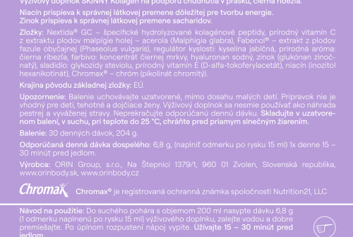 3x ORIN SKINNY Kolagén pre štíhlu líniu