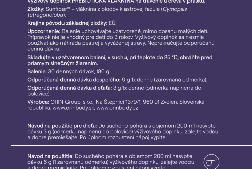 ORIN PREBIO VLÁKNINA