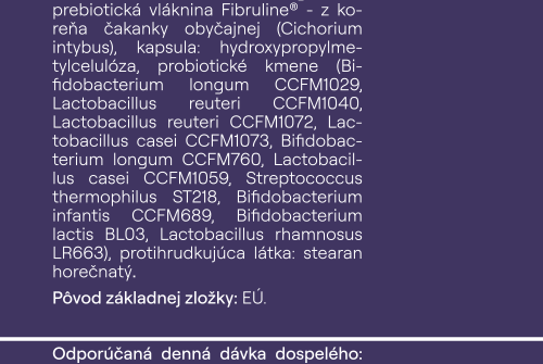 ORIN Prebio vláknina MAX + ORIN PROBIOTIKÁ