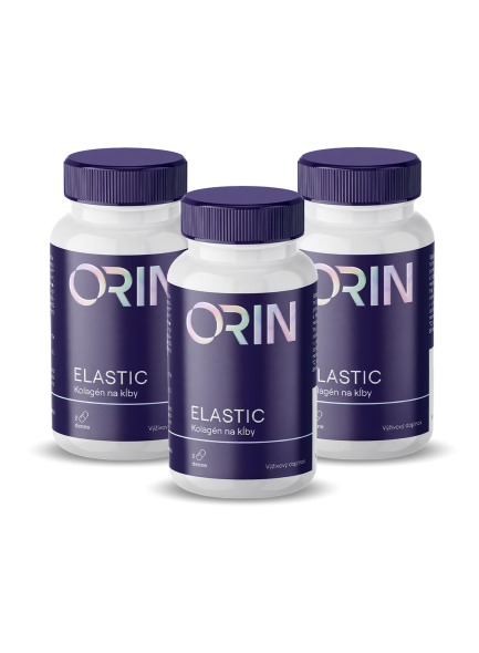 3x ORIN ELASTIC kolagén na kĺby, kapsuly