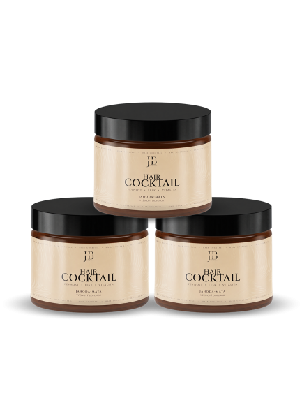 Trojbalenie HAIR Cocktail – jahoda & mäta