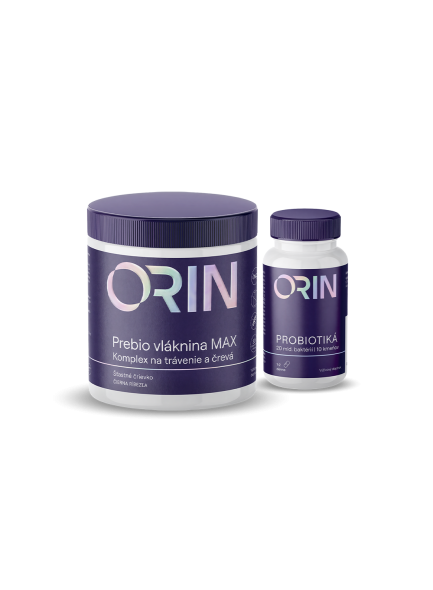 ORIN Prebio vláknina MAX + ORIN PROBIOTIKÁ