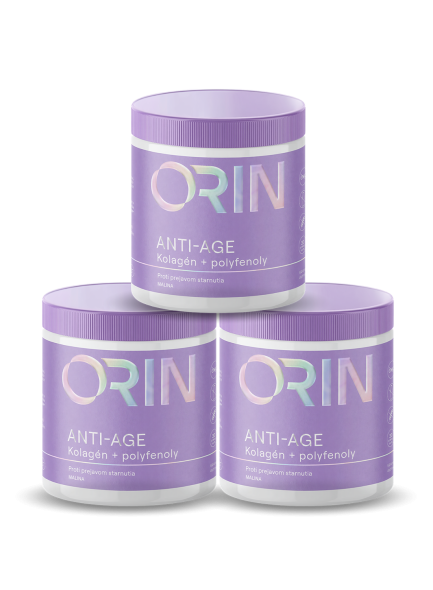 3x ORIN ANTI-AGE kolagén s polyfenolmi