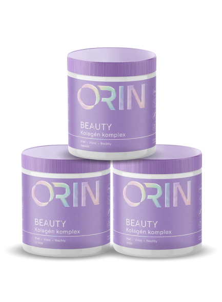 3x ORIN BEAUTY kolagén komplex pre vlasy, nechty a pleť